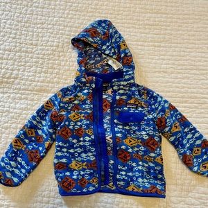 Patagonia toddler jacket / windbreaker w/ detachable hood 3T